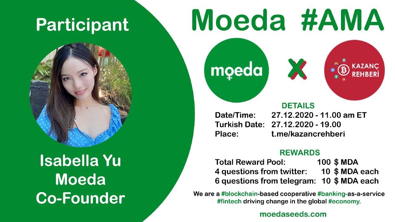 Moeda (MDA) Türkiye Topluluğu ile AMA yapacak