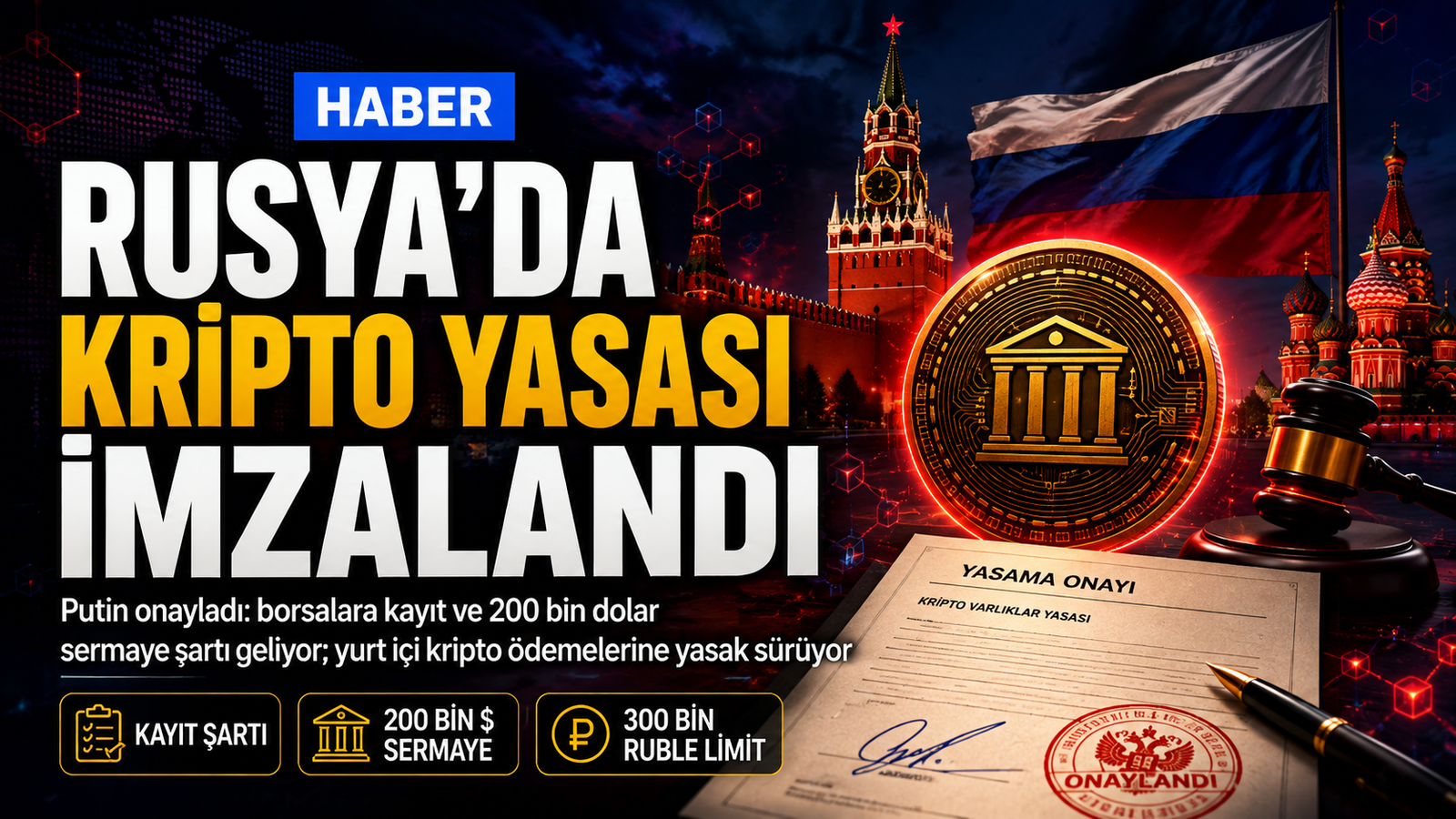 Rusya kripto yasası